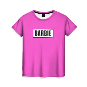 Женская футболка 3D с принтом Barbie в Новосибирске, 100% полиэфир ( синтетическое хлопкоподобное полотно) | прямой крой, круглый вырез горловины, длина до линии бедер | badgirl | barbie | beach party | beaches | bride | crew | girl | girlfriends | henparty | pink | power | princess | real girls | superbride | team | девичник | для влюбленных | для подруг | замуж | море | невеста | отдых | пляж | пляжная вечеринка | подру