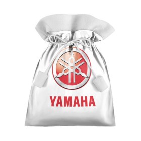 Подарочный 3D мешок с принтом Yamaha в Новосибирске, 100% полиэстер | Размер: 29*39 см | brand | car | japanese | logo | motorcycle | sign | yamaha | автомобиль | знак | логотип | марка | мотоцикл | ямаха | японская