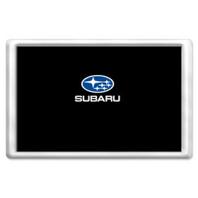 Магнит 45*70 с принтом Subaru в Новосибирске, Пластик | Размер: 78*52 мм; Размер печати: 70*45 | Тематика изображения на принте: subaru | автомобиль | марка | машина | субару