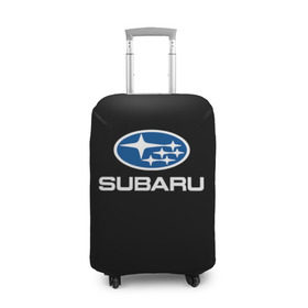 Чехол для чемодана 3D с принтом Subaru в Новосибирске, 86% полиэфир, 14% спандекс | двустороннее нанесение принта, прорези для ручек и колес | subaru | автомобиль | марка | машина | субару