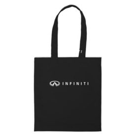 Сумка 3D повседневная с принтом Infiniti в Новосибирске, 100% полиэстер | Плотность: 200 г/м2; Размер: 34×35 см; Высота лямок: 30 см | авто | инфинити | марка | машина