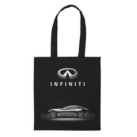 Сумка 3D повседневная с принтом Infiniti в Новосибирске, 100% полиэстер | Плотность: 200 г/м2; Размер: 34×35 см; Высота лямок: 30 см | авто | инфинити | марка | машина