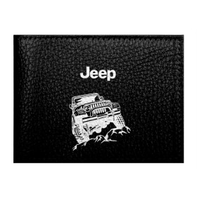 Обложка для студенческого билета с принтом Jeep в Новосибирске, натуральная кожа | Размер: 11*8 см; Печать на всей внешней стороне | Тематика изображения на принте: автомобиль | джип | марка | машина