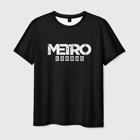 Мужская футболка 3D с принтом METRO: Exodus в Новосибирске, 100% полиэфир | прямой крой, круглый вырез горловины, длина до линии бедер | horror | metro | metro 2033 | redux | игра | метро | хоррор