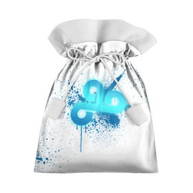 Подарочный 3D мешок с принтом cs:go - Cloud9 (White collection) в Новосибирске, 100% полиэстер | Размер: 29*39 см | 0x000000123 | cloud9 | cs go | white | кс го