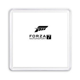 Магнит 55*55 с принтом FORZA 7 в Новосибирске, Пластик | Размер: 65*65 мм; Размер печати: 55*55 мм | car | crew | dirt | flatout | grid | need | nfs | race | speed | гонки | машина | скорость