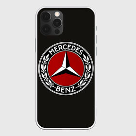 Чехол для iPhone 12 Pro Max с принтом Mercedes-Benz в Новосибирске, Силикон |  | car | germany | logo | make | mercedes benz | автомобиль | германия | логотип | марка | мерседес бенц