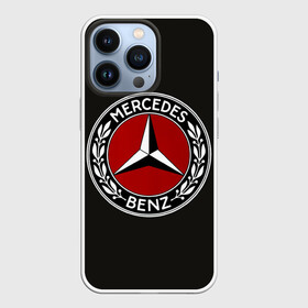Чехол для iPhone 13 Pro с принтом Mercedes Benz в Новосибирске,  |  | car | germany | logo | make | mercedes benz | автомобиль | германия | логотип | марка | мерседес бенц