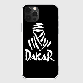 Чехол для iPhone 12 Pro с принтом Dakar в Новосибирске, силикон | область печати: задняя сторона чехла, без боковых панелей | dakar | desert | logo | race | rally | sign | гонки | дакар | знак | логотип | пустыня | ралли