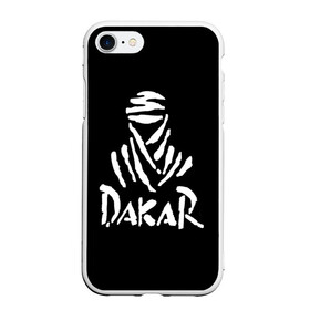 Чехол для iPhone 7/8 матовый с принтом Dakar в Новосибирске, Силикон | Область печати: задняя сторона чехла, без боковых панелей | Тематика изображения на принте: dakar | desert | logo | race | rally | sign | гонки | дакар | знак | логотип | пустыня | ралли