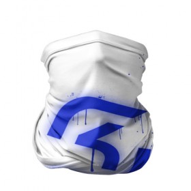 Бандана-труба 3D с принтом cs:go - SK Gaming (White collection) в Новосибирске, 100% полиэстер, ткань с особыми свойствами — Activecool | плотность 150‒180 г/м2; хорошо тянется, но сохраняет форму | Тематика изображения на принте: 0x000000123 | cs go | sk | white | кс го