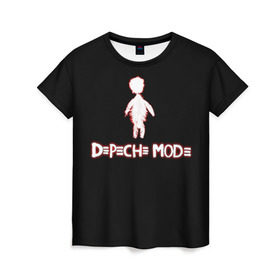 Женская футболка 3D с принтом DM: Playing the angel в Новосибирске, 100% полиэфир ( синтетическое хлопкоподобное полотно) | прямой крой, круглый вырез горловины, длина до линии бедер | depeche mode