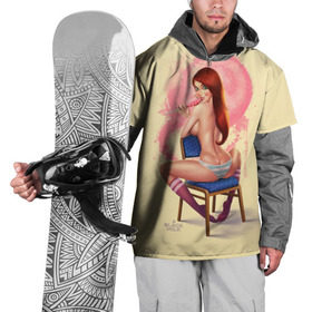 Накидка на куртку 3D с принтом Pin Up Pop Art Girl в Новосибирске, 100% полиэстер |  | Тематика изображения на принте: comics | girl | lollipop | pin up | pop art | арт | девочка | дизайн | конфетка | лолита | милая | мода | пафос | поп арт | сосательная | стиль | чупа чупс