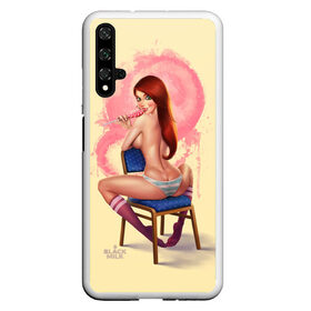 Чехол для Honor 20 с принтом Pin Up Pop Art Girl в Новосибирске, Силикон | Область печати: задняя сторона чехла, без боковых панелей | Тематика изображения на принте: comics | girl | lollipop | pin up | pop art | арт | девочка | дизайн | конфетка | лолита | милая | мода | пафос | поп арт | сосательная | стиль | чупа чупс