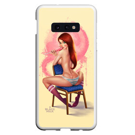 Чехол для Samsung S10E с принтом Pin Up Pop Art Girl в Новосибирске, Силикон | Область печати: задняя сторона чехла, без боковых панелей | comics | girl | lollipop | pin up | pop art | арт | девочка | дизайн | конфетка | лолита | милая | мода | пафос | поп арт | сосательная | стиль | чупа чупс