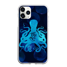Чехол для iPhone 11 Pro матовый с принтом крутой осьминог в Новосибирске, Силикон |  | вода | море | океан | осьминог | подводный мир | рыбы