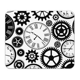 Коврик прямоугольный с принтом Время не ждет в Новосибирске, натуральный каучук | размер 230 х 185 мм; запечатка лицевой стороны | Тематика изображения на принте: время | часы