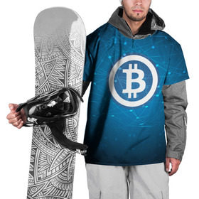 Накидка на куртку 3D с принтом Bitcoin Blue - Биткоин в Новосибирске, 100% полиэстер |  | Тематика изображения на принте: bitcoin | ethereum | litecoin | биткоин | интернет | крипта | криптовалюта | лайткоин | майнинг | технологии | эфир