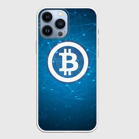 Чехол для iPhone 13 Pro Max с принтом Bitcoin Blue   Биткоин в Новосибирске,  |  | bitcoin | ethereum | litecoin | биткоин | интернет | крипта | криптовалюта | лайткоин | майнинг | технологии | эфир