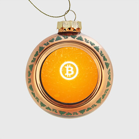 Стеклянный ёлочный шар с принтом Bitcoin - Биткоин в Новосибирске, Стекло | Диаметр: 80 мм | Тематика изображения на принте: bitcoin | ethereum | litecoin | биткоин | интернет | крипта | криптовалюта | лайткоин | майнинг | технологии | эфир