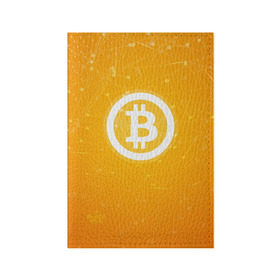 Обложка для паспорта матовая кожа с принтом Bitcoin - Биткоин в Новосибирске, натуральная матовая кожа | размер 19,3 х 13,7 см; прозрачные пластиковые крепления | bitcoin | ethereum | litecoin | биткоин | интернет | крипта | криптовалюта | лайткоин | майнинг | технологии | эфир