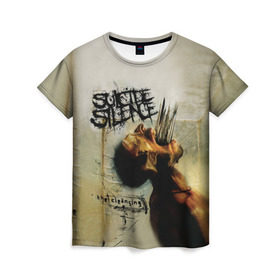 Женская футболка 3D с принтом Suicide Silence в Новосибирске, 100% полиэфир ( синтетическое хлопкоподобное полотно) | прямой крой, круглый вырез горловины, длина до линии бедер | suicide silence | суисайд сайленс