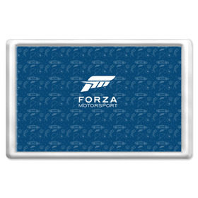 Магнит 45*70 с принтом Forza Motorsport в Новосибирске, Пластик | Размер: 78*52 мм; Размер печати: 70*45 | car | crew | dirt | flatout | grid | need | nfs | race | speed | гонки | машина | скорость