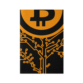 Обложка для паспорта матовая кожа с принтом Bitcoin Tree - Дерево Биткоин в Новосибирске, натуральная матовая кожа | размер 19,3 х 13,7 см; прозрачные пластиковые крепления | Тематика изображения на принте: bitcoin | blockchain | tree | биткоин | блокчейн | валюта | деньги | дерево | крипто | криптовалюта | майнинг | технологии