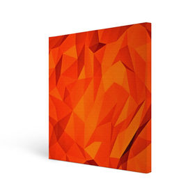 Холст квадратный с принтом Orange geometry в Новосибирске, 100% ПВХ |  | Тематика изображения на принте: abstraction | абстракция | геометрия | грани | линии | полигоны | сочетания | текстура | треугольники