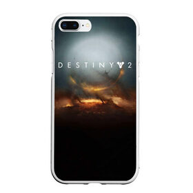 Чехол для iPhone 7Plus/8 Plus матовый с принтом Destiny 2 в Новосибирске, Силикон | Область печати: задняя сторона чехла, без боковых панелей | destiny | destiny 2 | space | дестени | космос