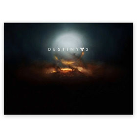 Поздравительная открытка с принтом Destiny 2 в Новосибирске, 100% бумага | плотность бумаги 280 г/м2, матовая, на обратной стороне линовка и место для марки
 | Тематика изображения на принте: destiny | destiny 2 | space | дестени | космос