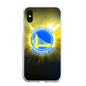 Чехол для iPhone XS Max матовый с принтом Golden State Warriors 4 в Новосибирске, Силикон | Область печати: задняя сторона чехла, без боковых панелей | draymond green | golden state warriors | klay thompson | nba | stephen curry | голден стэйт уорриорз | дрэймонд грин | клей томпсон | стефен карри