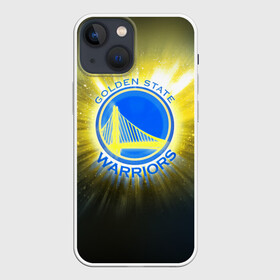 Чехол для iPhone 13 mini с принтом Golden State Warriors 4 в Новосибирске,  |  | draymond green | golden state warriors | klay thompson | nba | stephen curry | голден стэйт уорриорз | дрэймонд грин | клей томпсон | стефен карри