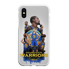 Чехол для iPhone XS Max матовый с принтом Golden State Warriors 9 в Новосибирске, Силикон | Область печати: задняя сторона чехла, без боковых панелей | draymond green | golden state warriors | klay thompson | nba | stephen curry | голден стэйт уорриорз | дрэймонд грин | клей томпсон | стефен карри