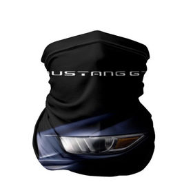 Бандана-труба 3D с принтом Ford Mustang GT 2 в Новосибирске, 100% полиэстер, ткань с особыми свойствами — Activecool | плотность 150‒180 г/м2; хорошо тянется, но сохраняет форму | Тематика изображения на принте: cobra | ford | gt | mustang | shelby