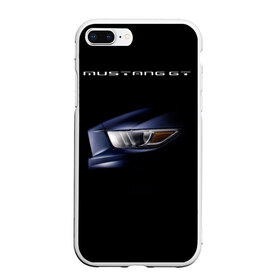 Чехол для iPhone 7Plus/8 Plus матовый с принтом Ford Mustang GT 2 в Новосибирске, Силикон | Область печати: задняя сторона чехла, без боковых панелей | cobra | ford | gt | mustang | shelby