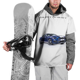 Накидка на куртку 3D с принтом Ford Mustang GT 3 в Новосибирске, 100% полиэстер |  | Тематика изображения на принте: ford | gt | mustang | shelby | мустанг | форд | шэлби