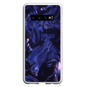 Чехол для Samsung Galaxy S10 с принтом Нефть в Новосибирске, Силикон | Область печати: задняя сторона чехла, без боковых панелей | абстракция | жидкость | жижа | нефть | смола | текстура | черная