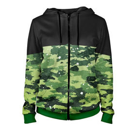 Женская толстовка 3D на молнии с принтом Black Milk Camo Black Snow в Новосибирске, 100% полиэстер | длина до линии бедра, манжеты и пояс оформлены мягкой тканевой резинкой, двухслойный капюшон со шнурком для регулировки, спереди молния, по бокам два кармана | black | black milk | camo | camouflage | pattern | snow | вечеринка | диджей | дизайн | камо | камуфляж | клуб | милитари | мода | снег | стиль | текстура | тренд | узор | хаки | хипстер | черный