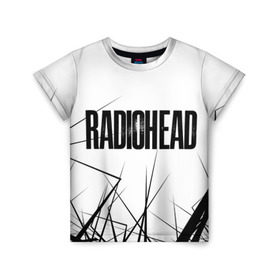 Детская футболка 3D с принтом Radiohead 5 в Новосибирске, 100% гипоаллергенный полиэфир | прямой крой, круглый вырез горловины, длина до линии бедер, чуть спущенное плечо, ткань немного тянется | Тематика изображения на принте: radiohead | радиохэд | том йорк