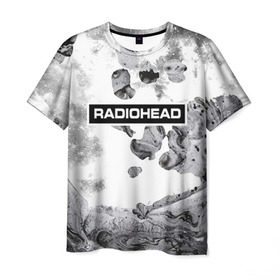 Мужская футболка 3D с принтом Radiohead 8 в Новосибирске, 100% полиэфир | прямой крой, круглый вырез горловины, длина до линии бедер | Тематика изображения на принте: radiohead | радиохэд | том йорк