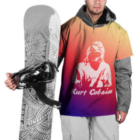 Накидка на куртку 3D с принтом Kurt Cobain в Новосибирске, 100% полиэстер |  | Тематика изображения на принте: nirvana |  курт кобейн | нирвана | рок