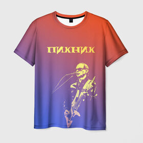 Мужская футболка 3D с принтом Пикник (Эдмунд Шклярский) в Новосибирске, 100% полиэфир | прямой крой, круглый вырез горловины, длина до линии бедер | пикник | рок | эдмунд шклярский