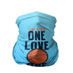 Бандана-труба 3D с принтом Одна любовь, одна команда в Новосибирске, 100% полиэстер, ткань с особыми свойствами — Activecool | плотность 150‒180 г/м2; хорошо тянется, но сохраняет форму | Тематика изображения на принте: basketball | love | team | мяч