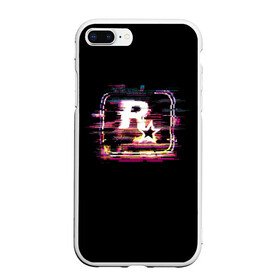 Чехол для iPhone 7Plus/8 Plus матовый с принтом Rockstar Noise в Новосибирске, Силикон | Область печати: задняя сторона чехла, без боковых панелей | auto | dead | grand | gta | red | redemption | theft | гта | рокстар