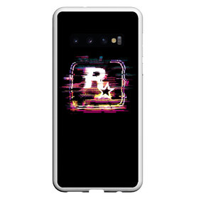 Чехол для Samsung Galaxy S10 с принтом Rockstar Noise в Новосибирске, Силикон | Область печати: задняя сторона чехла, без боковых панелей | auto | dead | grand | gta | red | redemption | theft | гта | рокстар