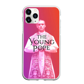 Чехол для iPhone 11 Pro Max матовый с принтом The Young Pope в Новосибирске, Силикон |  | young pope | джуд | лоу | молодой папа