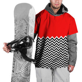 Накидка на куртку 3D с принтом Твин Пикс в Новосибирске, 100% полиэстер |  | Тематика изображения на принте: twin peaks | абстракция | агент купер | геометрия | девид линч | красная комната | лес | лора палмер | полосы | совы | текстура | туман | узор