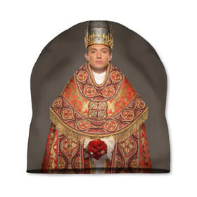 Шапка 3D с принтом Молодой Папа в Новосибирске, 100% полиэстер | универсальный размер, печать по всей поверхности изделия | young pope | джуд | лоу | молодой папа