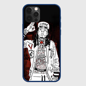 Чехол для iPhone 12 Pro с принтом Lil Wayne 3 в Новосибирске, силикон | область печати: задняя сторона чехла, без боковых панелей | Тематика изображения на принте: lil wayne | rap | лил уэйн | рэп | хип хоп